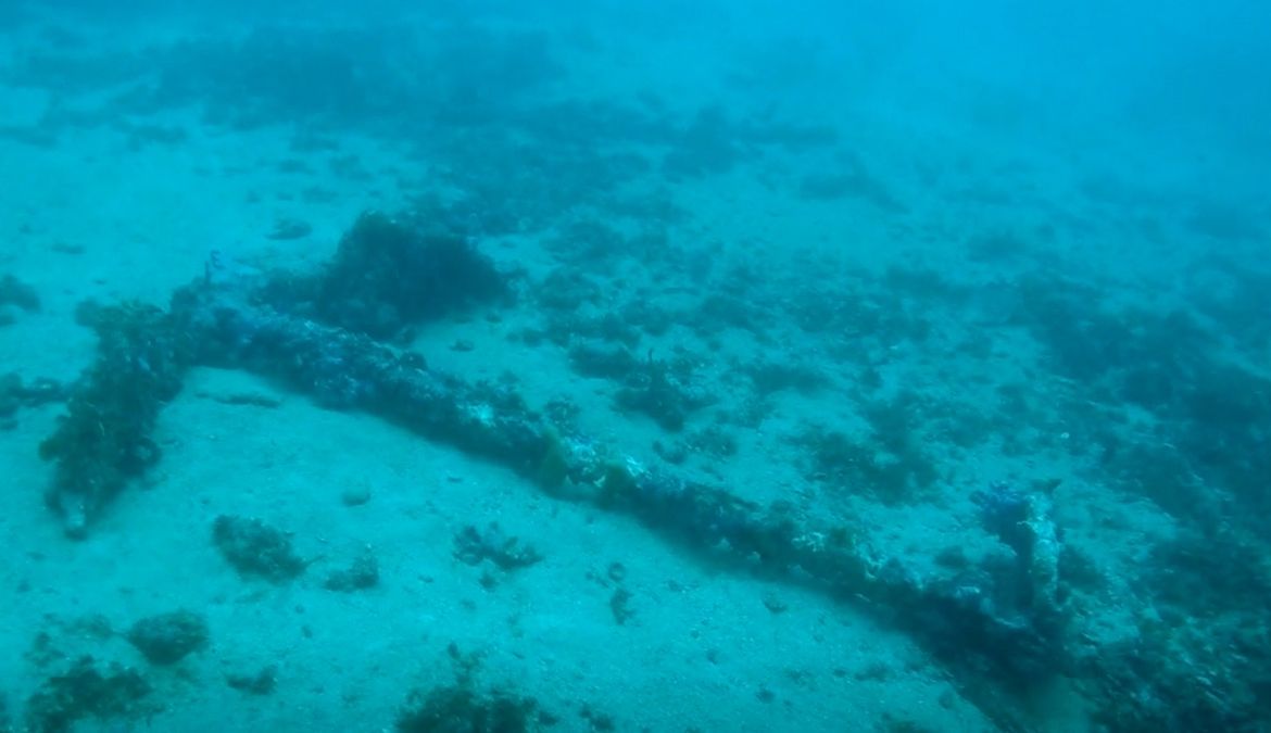 Na morskom dnu Nacionalnog parka Kornati, leže ostaci mletačkog broda