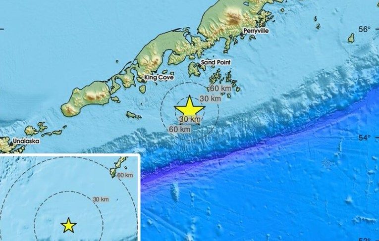 Aljasku pogodio potres od 7,4 po Richteru