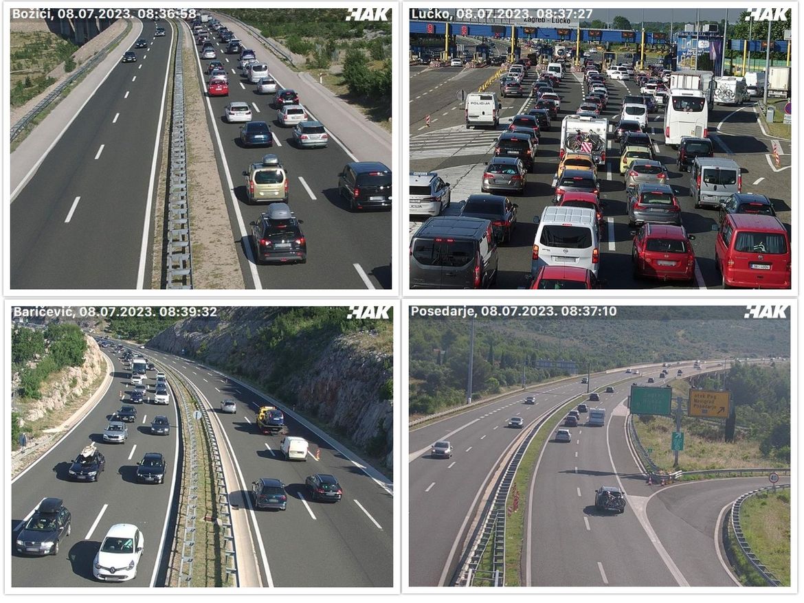 Pojačan je promet prema moru