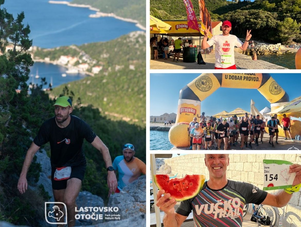LASTOVO TRAIL - 120 natjecatelja na 2 staze duljine 15 km i 700 m visinske razlike