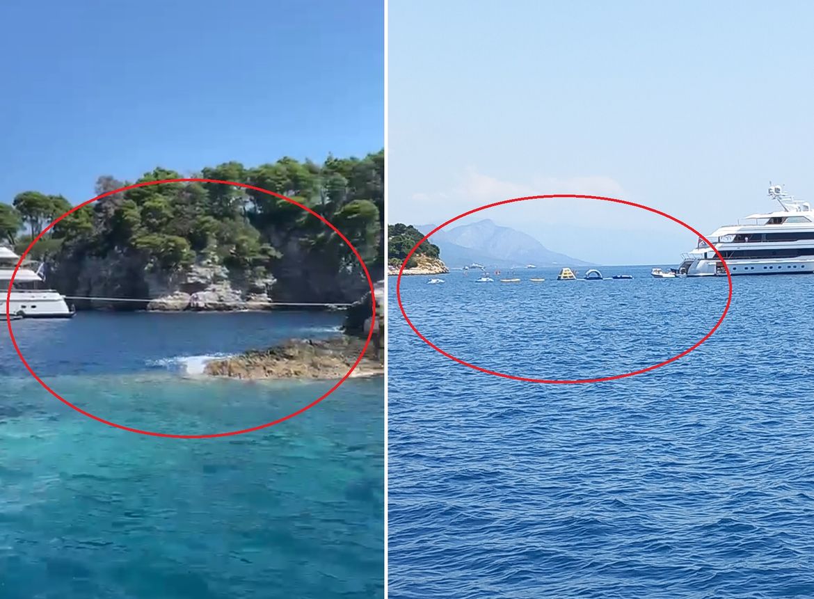 Smije li jahta privezivati sredstva za zabavu na ovakav način i koliko daleko od obale mora biti plovilo nakon što se priveže?