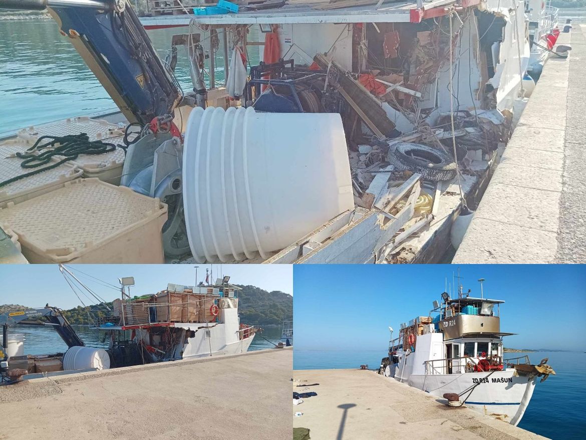 FOTO Ovako izgleda plivarica na kojoj je uslijed naleta jahte poginuo kuhar