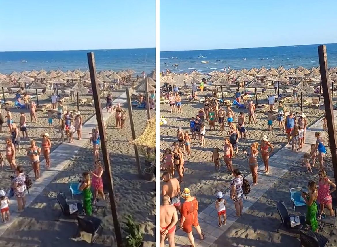 VIDEO Na plaži zasvirala jugoslavenska himna i svi stali u stavu "mirno"