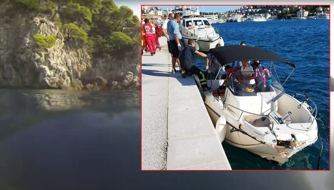 Ministarstvo mora: "Četvero  ozlijeđenih u pomorskoj nesreći kod otoka Koločepa"