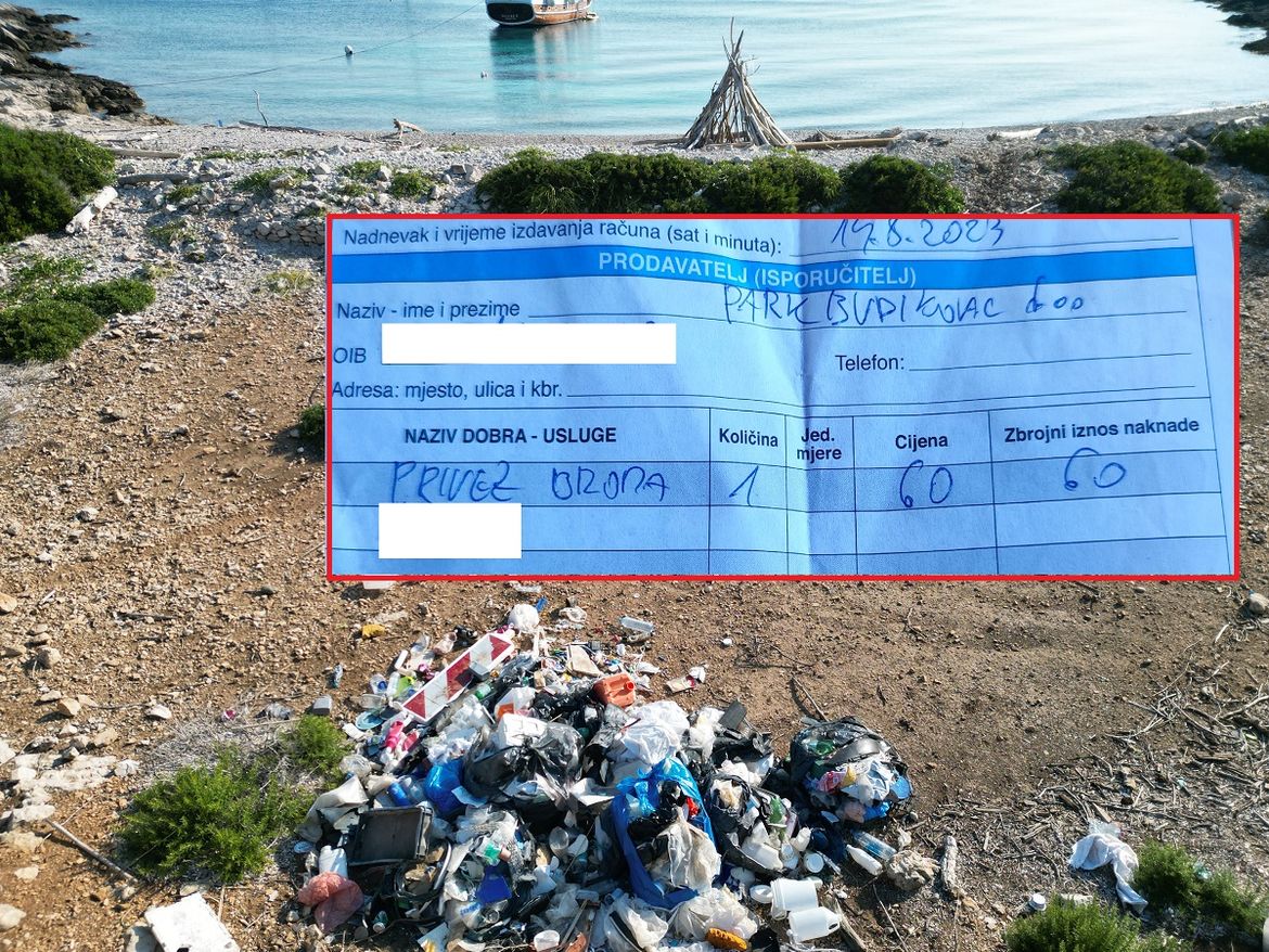 Nautičar u Parku Budikovac: "Nigdje oznake za koncesiju, ni zabrane sidrenja, smeće svuda uokolo, a naplatili nam boravak"