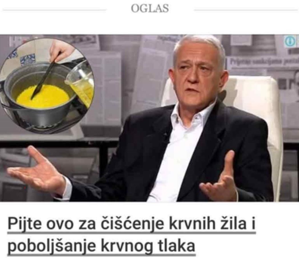 Beroš: "Apeliramo na građane da ne vjeruju aktualnim lažnim oglasima o čudotvornom preparatu koji 'čisti krvne žile'"