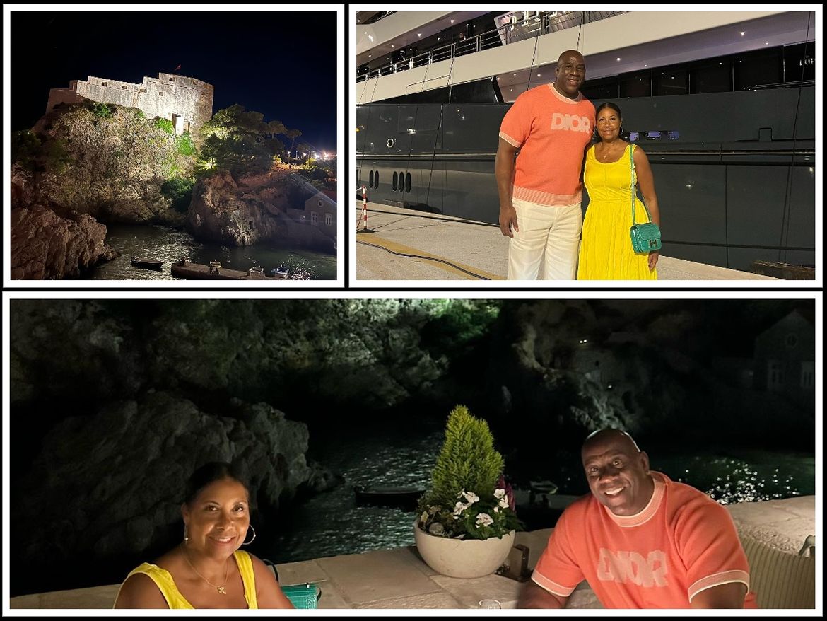 Svjetske zvijezde vole Jadran - Magic Johnson sa suprugom uživa u Dubrovniku