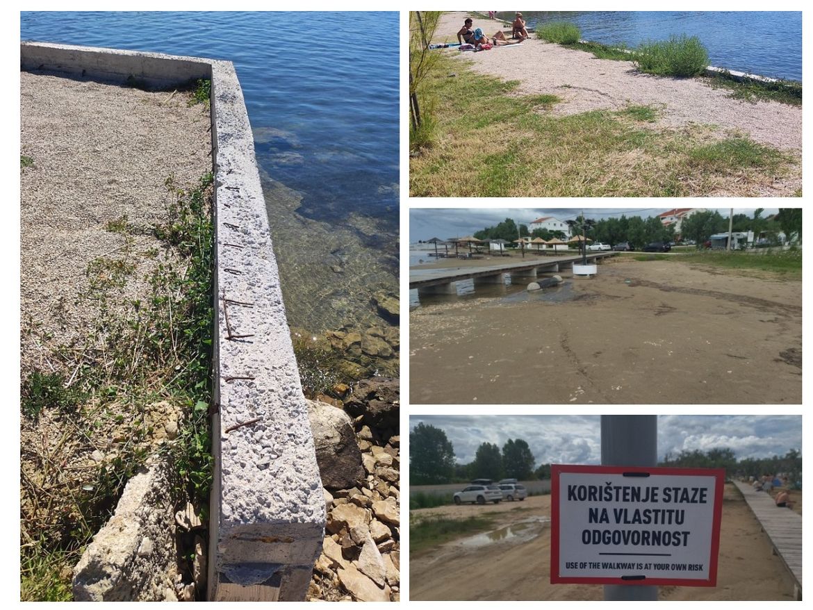 Mještani Ljupča nezadovoljni plažom: "Nevrijeme za ovo nije krivo"