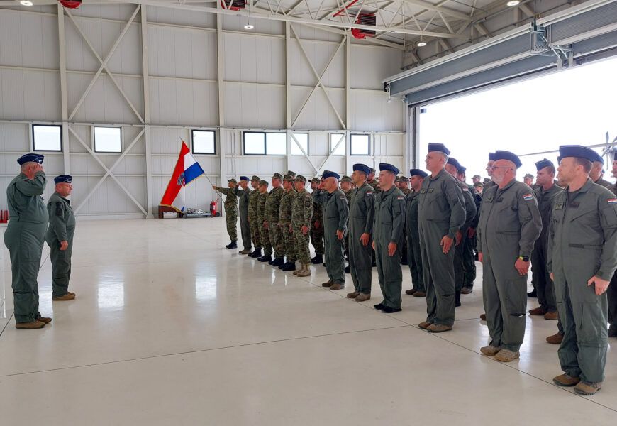 Obilježena 32. obljetnica ustroja eskadrile višenamjenskih helikoptera Hrvatskog ratnog zrakoplovstva