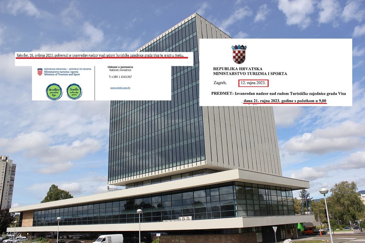 IMAMO DOKAZ Iz Ministarstva turizma su nam lagali, nadzor u TZ Vis su poslali tek dan nakon našeg upita!