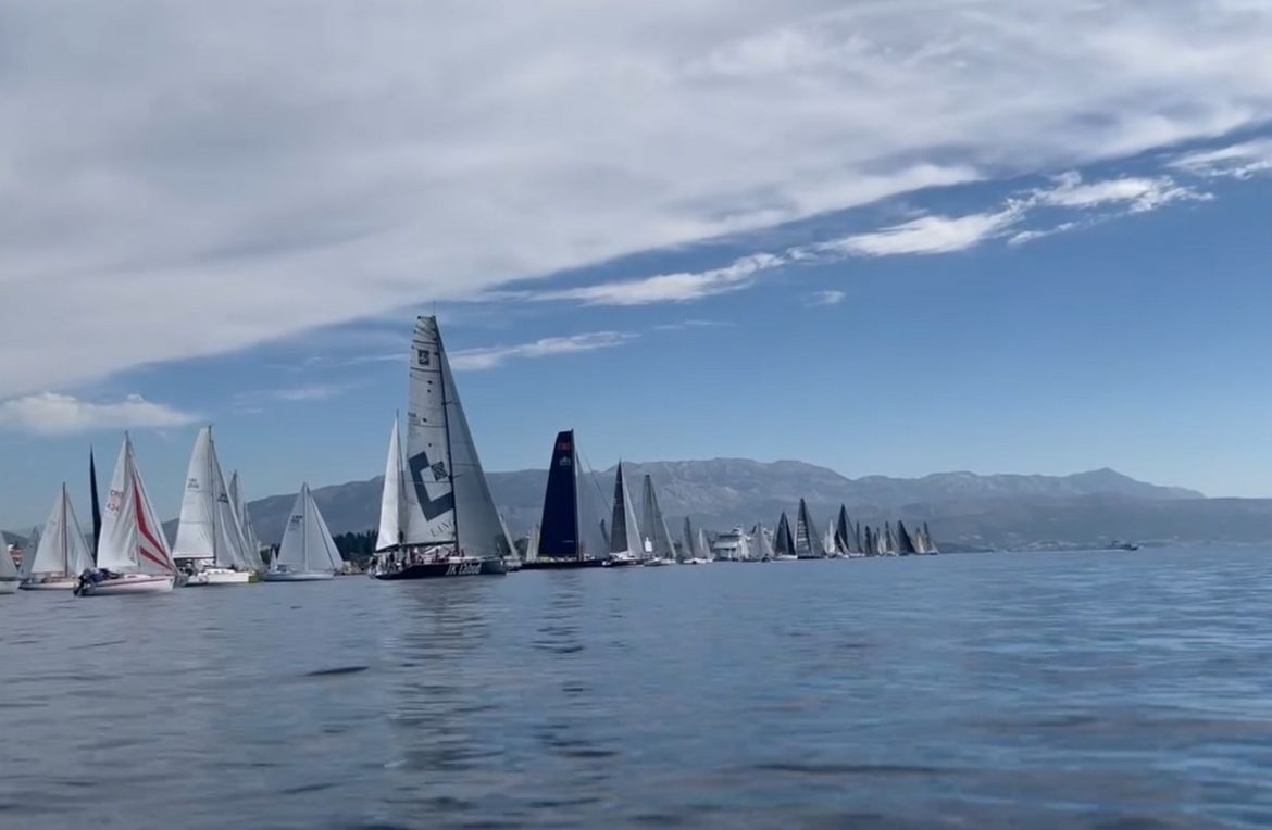 VIDEO: STARTALA 92. MRDUJA Najmasovnija regata na hrvatskoj strani Jadrana!