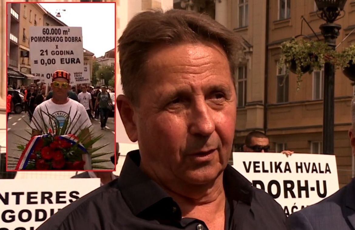 Petrina poveo Primoštence na Markov trg: "Želimo ukazati na pasivnost države prema mađarskim okupatorima!"