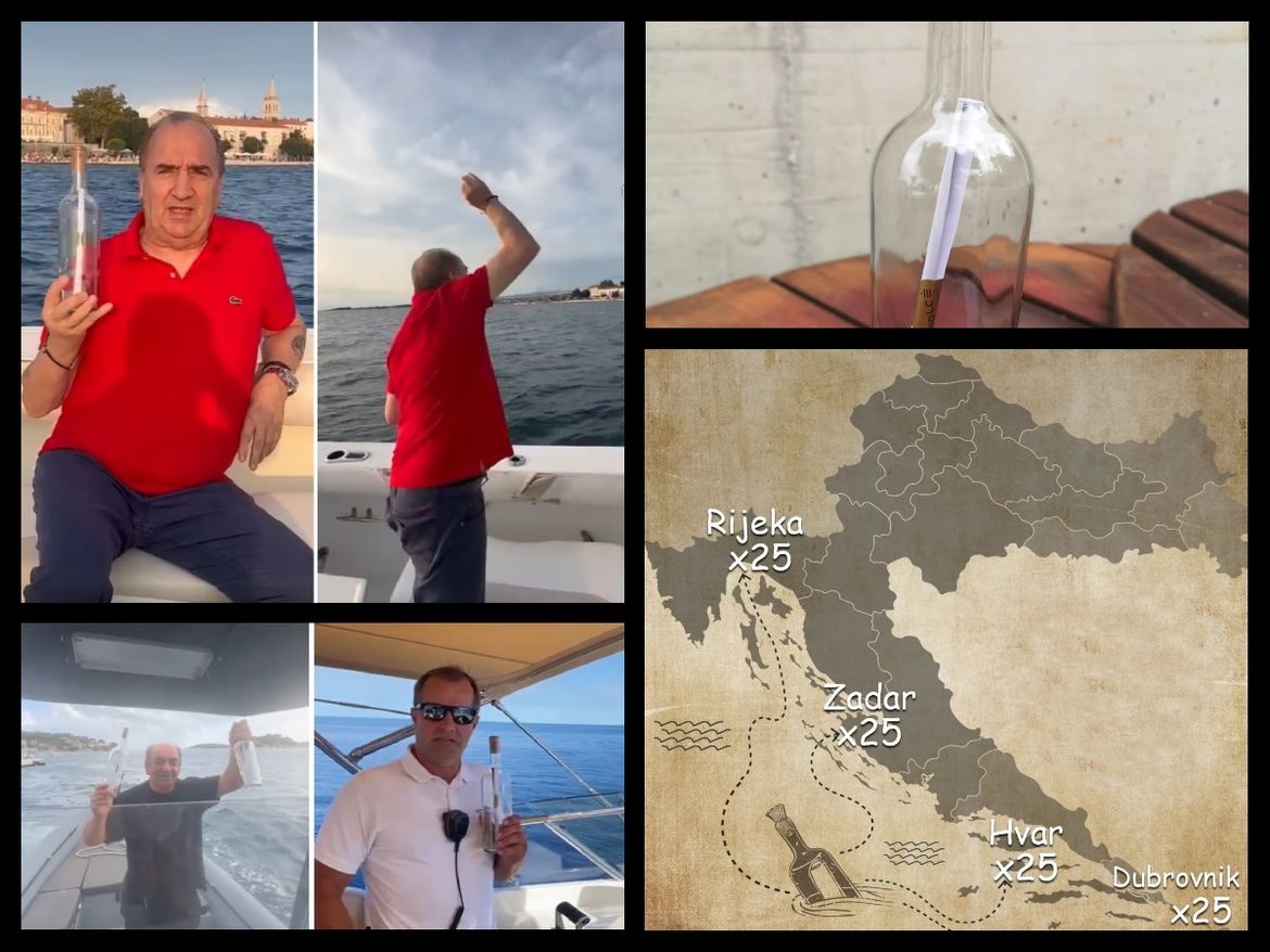 OČEKUJE IH VISOKA KAZNA! Zbog nagradne igre hvarskog restorana, Grdović, pa čak ribari i skiperi, pobacali bar stotinu boca u more!