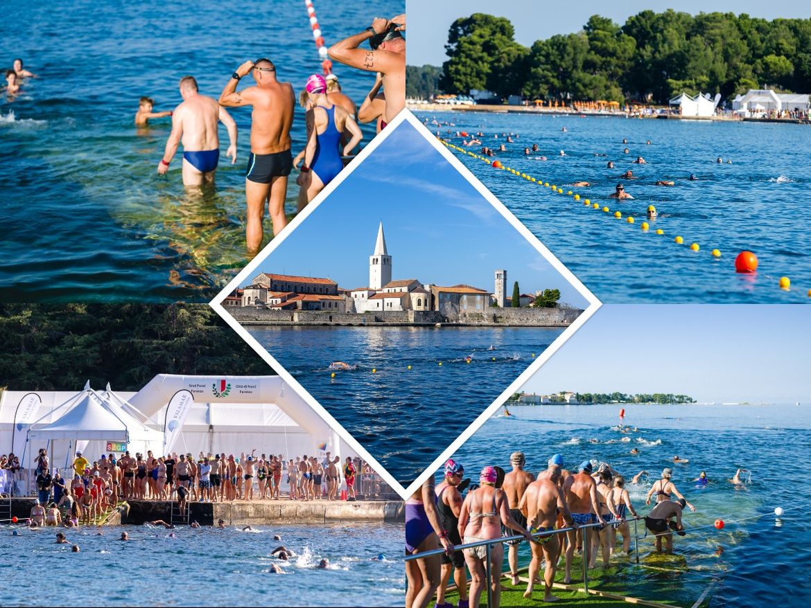 FOTO Održan 22. Porečki Delfin, najveći plivački maraton na Jadranu