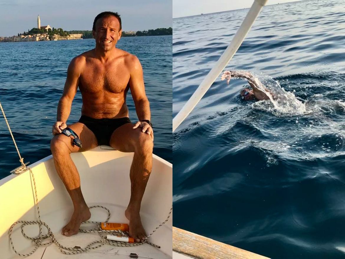 Dalmatinac s porečkom adresom preplivao od Poreča do Rovinja za devet sati!