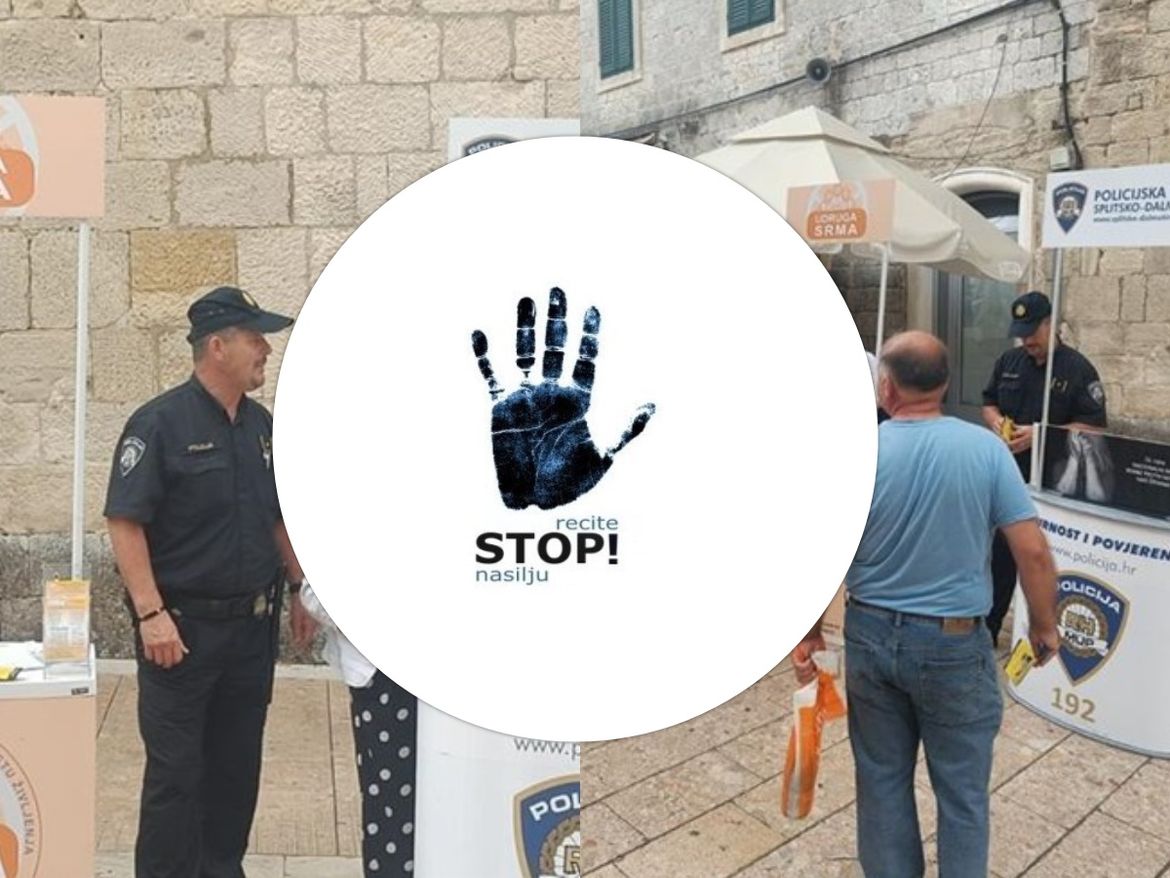 Nacionalni je dan borbe protiv nasilja nad ženama - Splitska policija provodi preventivne aktivnosti s ciljem senzibilizacije građana