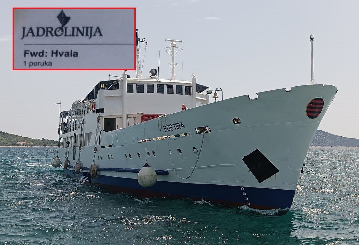 Putnici zahvalili posadi Jadrolinijinog broda: "Možete biti ponosni na njih!"