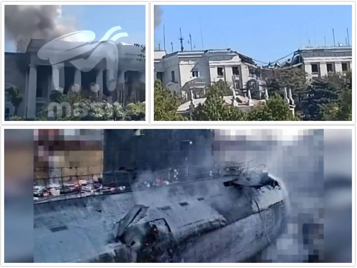 SEVASTOPOLJ U PLAMENU! Ukrajinci uništili središte ruske crnomorske flote, potopili i rusku podmornicu, pa im se narugali