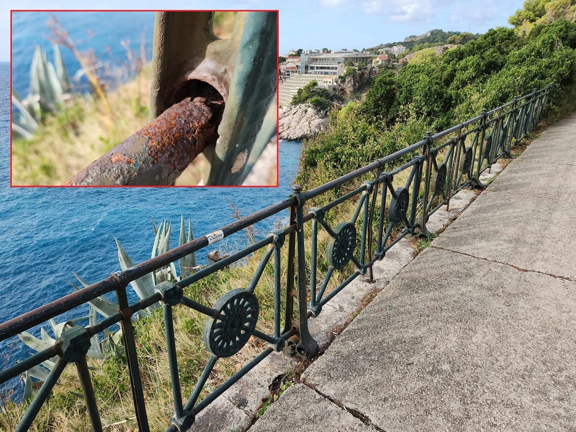 Nova nebriga Grada Dubrovnika za sigurnost sugrađana: "Da sam se naslonio, završio bi u crnoj kronici!"