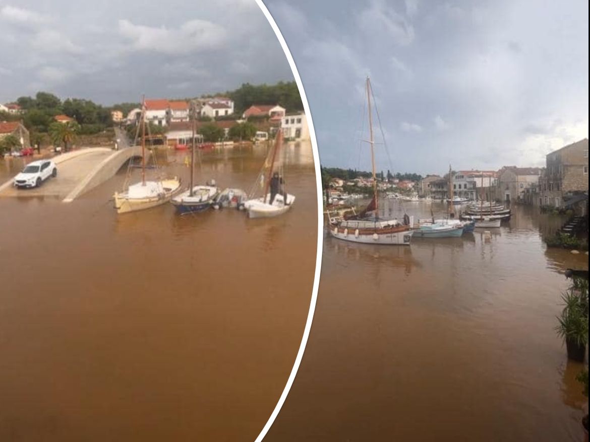Pogledajte kadrove iz Vrboske nakon kiše: "S razlogom je zovu Mala Venecija"