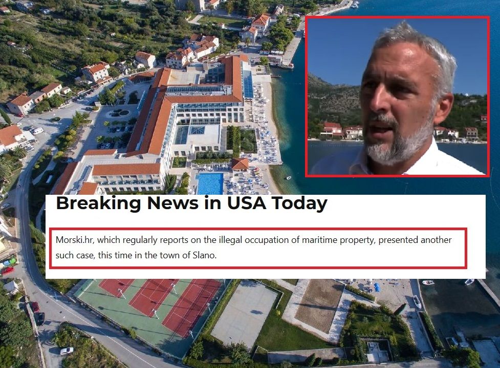 Američki mediji se zainteresirali za okupaciju hrvatskog teritorija na pomorskom dobru! Načelnik Dubrovačkog primorja za Morski HR: "Novinari su sve izvrnuli"