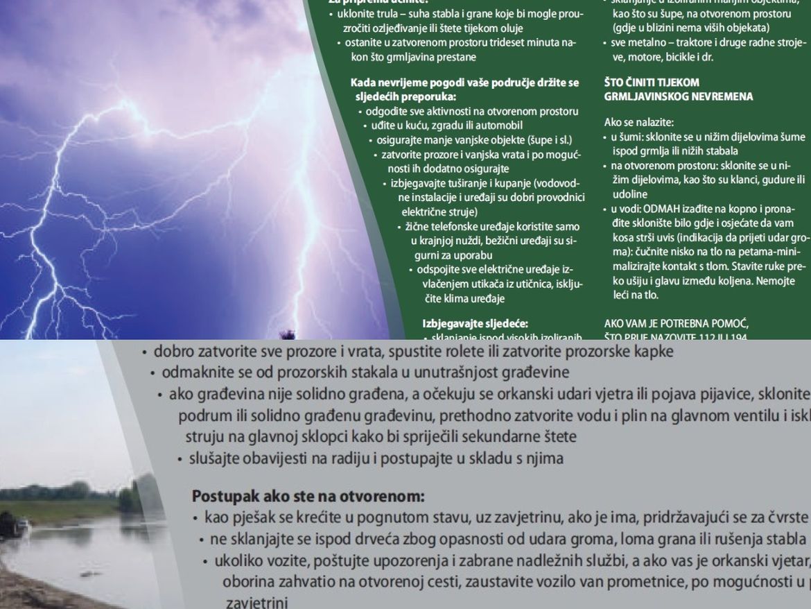 Ravnateljstvo civilne zaštite izdalo narančasto upozorenje!