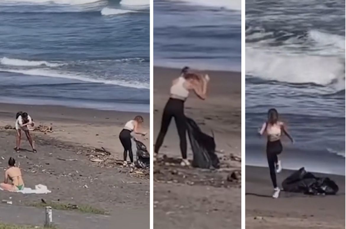 VIDEO Takozvana influencerica snimala kako kupi smeće pa ga ostavila na plaži kad je završila snimanje