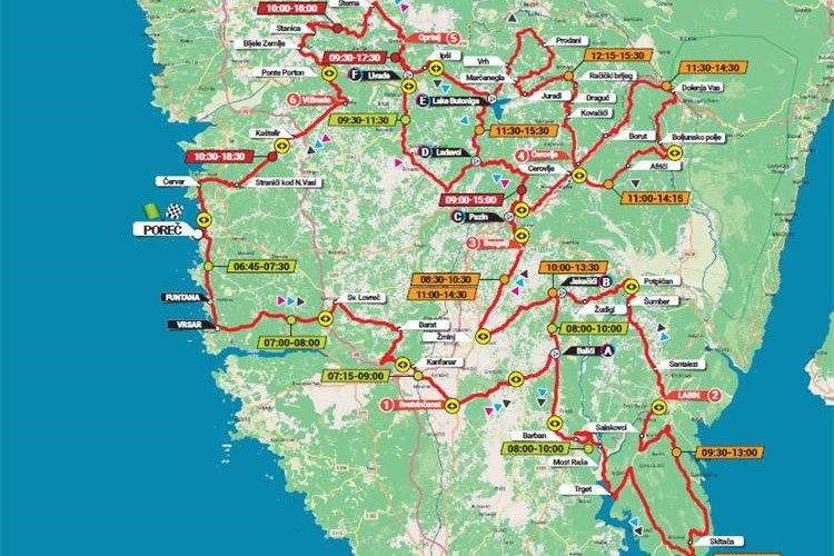 Biciklistički maraton 'Istria300' - Pogledajte koje prometnice će biti zatvorene