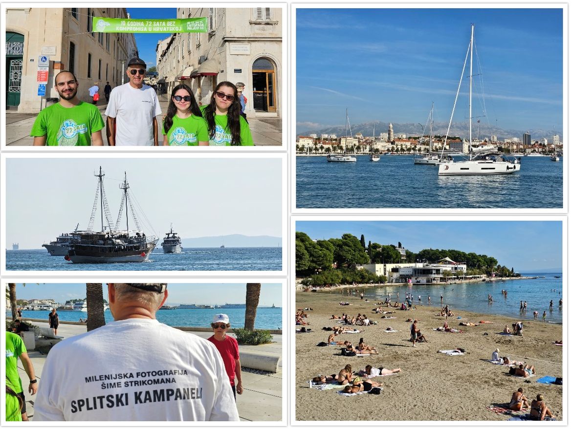 FOTO Prije skorašnjeg zahlađenja, po Splitu se upija preostalo sunce