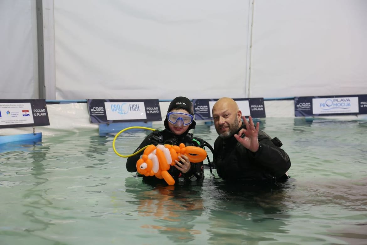 Besplatna probna ronjenja za posjetitelje Crofish sajma