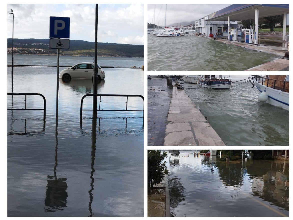 Crikvenica i Novi Vinodolski danas izgledaju ovako: "Benzinska crpka je u potpunosti poplavljena!"