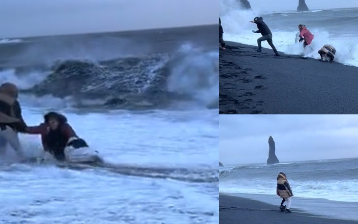 VIDEO Jedna od najopasnijih plaža na svijetu "ispljuskala" je ove turiste