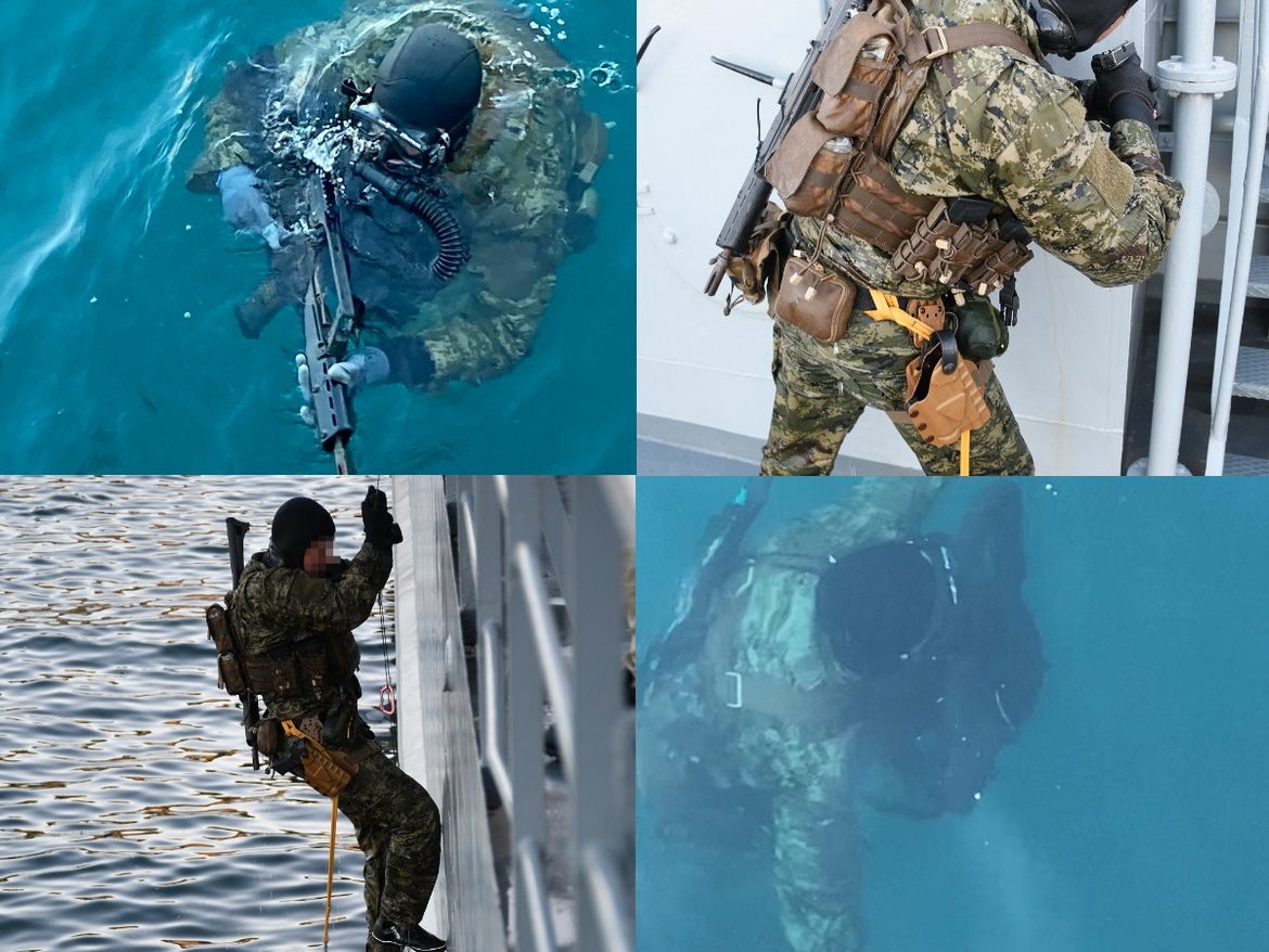 FOTO Pripadnici ZSS-a proveli obuku za borbenog ronioca