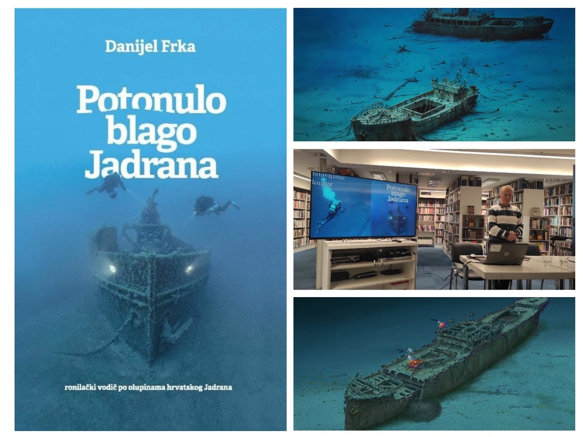 POTONULO BLAGO JADRANA Fascinantna knjiga o 75 olupina u Jadranu