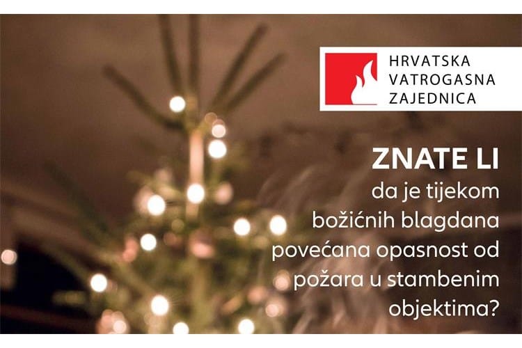 Vatrogasci upozoravaju: "Oprezno s korištenjem božićnih dekoracija!"