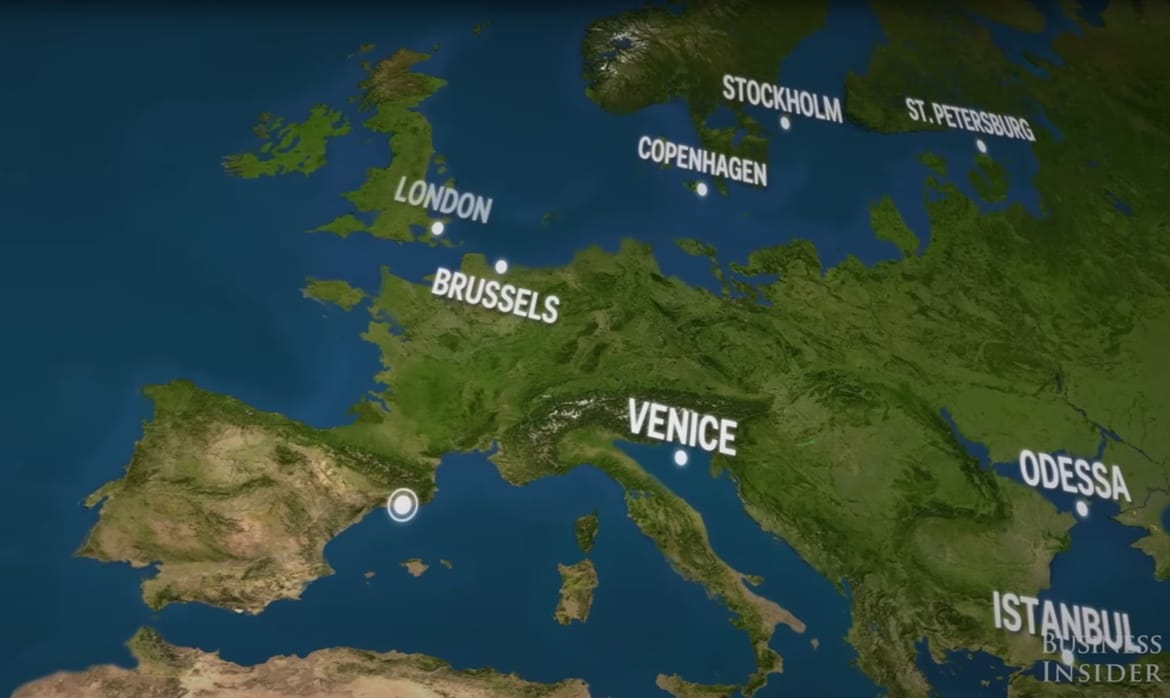 NESTALI BI BROJNI GRADOVI Ovako bi izgledala Zemlja da se otopi sav led