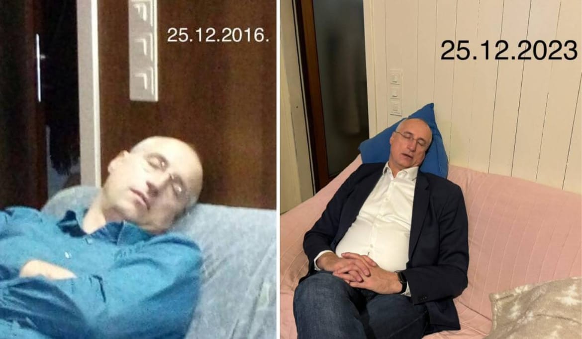 Tradicija Božićnog drijemanja splitskog gradonačelnika - Supruga Marijana: "Sleeping beauty, since 2016."