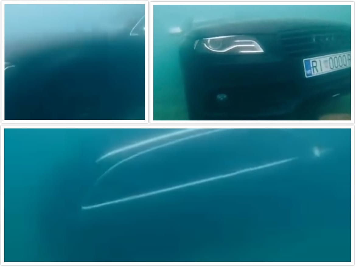 VIDEO Kako je Audi A4 završio na dnu mora kod Raba?