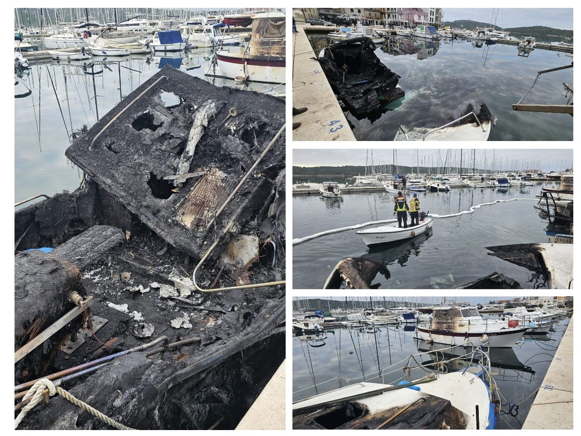 FOTO: BUKTINJA U PIROVCU Vatra u potpunosti uništila nekoliko brodova!