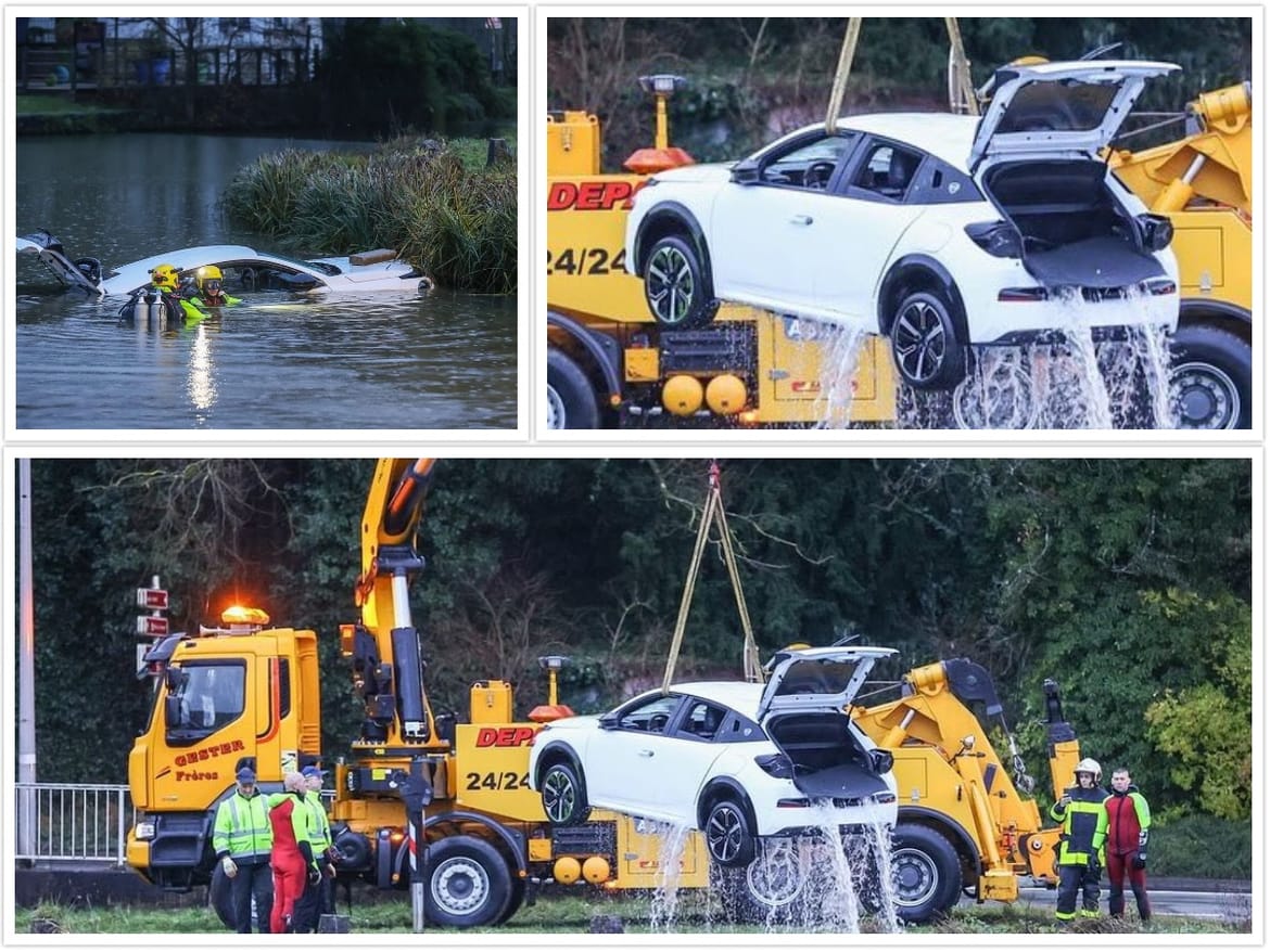 Nije im bio po guštu?! Ukrali novi model Lancije i bacili ga u vodu!