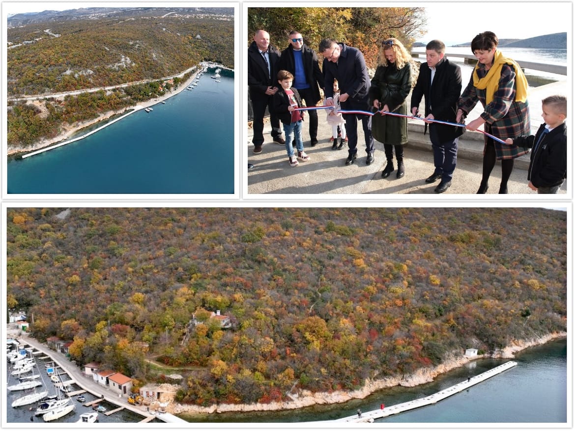 Svečanim otvorenjem obilježen završetak rekonstrukcije pričuvne trajektne luke Črišnjeva