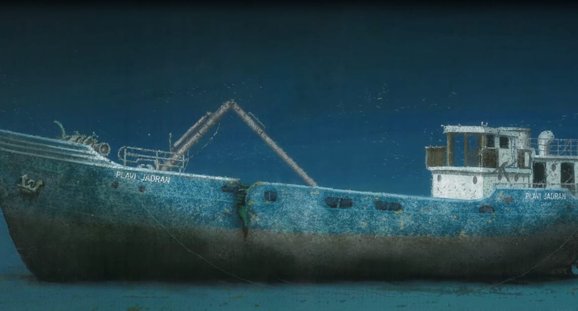 VIDEO Otkrivena tajna "Plavog Jadrana" - Broda s dna mora kraj Prvića!