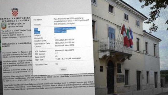 ZABORAVILI MAKNUTI NASLOV Općina Višnjan prepisala dio obrazloženja proračuna od općine iz druge Županije