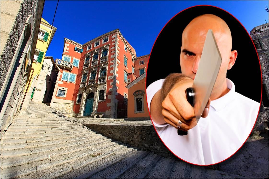 Pijani muškarac iz Labina uhićen jer je drugog pokušao ubiti satarom, pa nožem