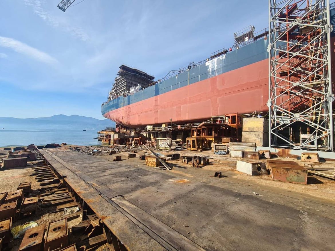 U riječkom brodogradilištu porinut najduži brod proizveden u 3. Maju!