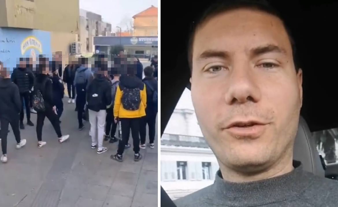 Šibenska policija o Pernarovom cirkusu: "Promicao vlastite interese i u zoni škole snimao stotinjak učenika!"