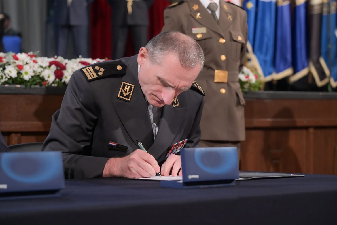 FOTO/VIDEO Novi načelnik Glavnog stožera Oružanih snaga Republike Hrvatske je general-pukovnik Tihomir Kundid