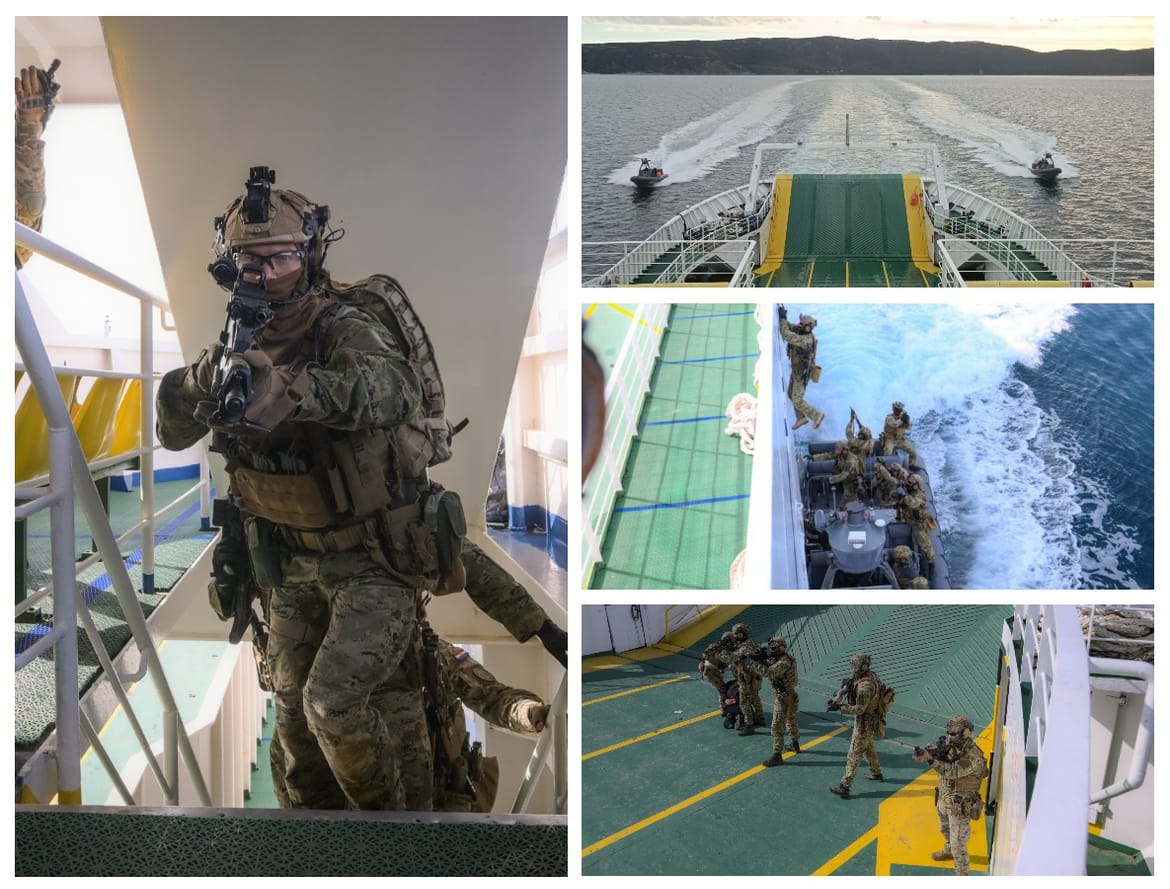 FOTO: NATO vojnici "upali" na Jadrolinijin trajekt