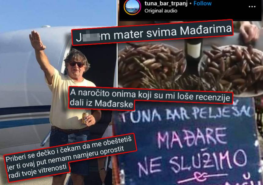 Ugostitelj koji reklamira žderanje prstaca podivljao i prijetio novinarima zbog loših recenzija restorana: "Platit ćete, a Mađarima je**m mater!"