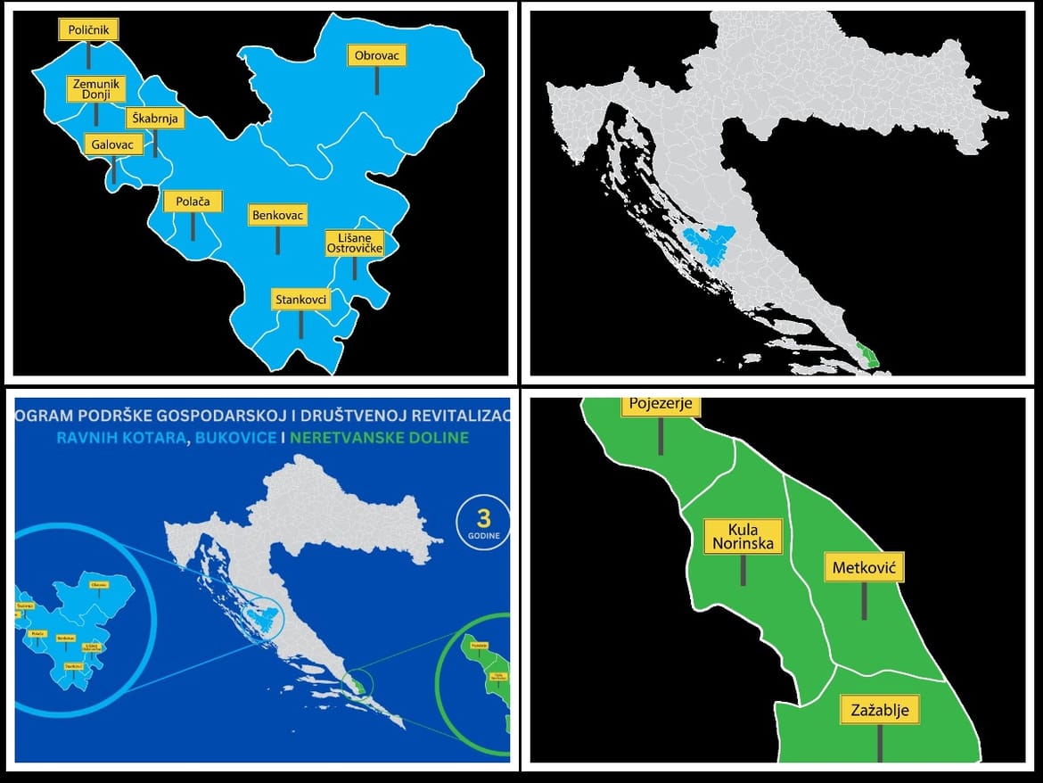 Osigurano 5,5 milijuna eura za razvoj Ravnih kotara, Bukovice i Neretvanske doline